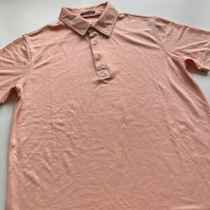 Visitor Premium Contrast Stictch Performance Polo Tagged Mens L Fits M